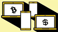 How does the peer-to-peer network of a blockchain work?