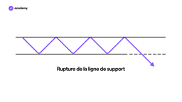 Rupture de la ligne de support