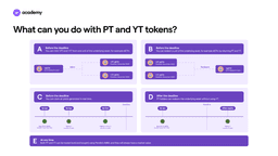 Que peut-on faire avec les Principal Tokens (PT) et les Yield Tokens (YT) ?