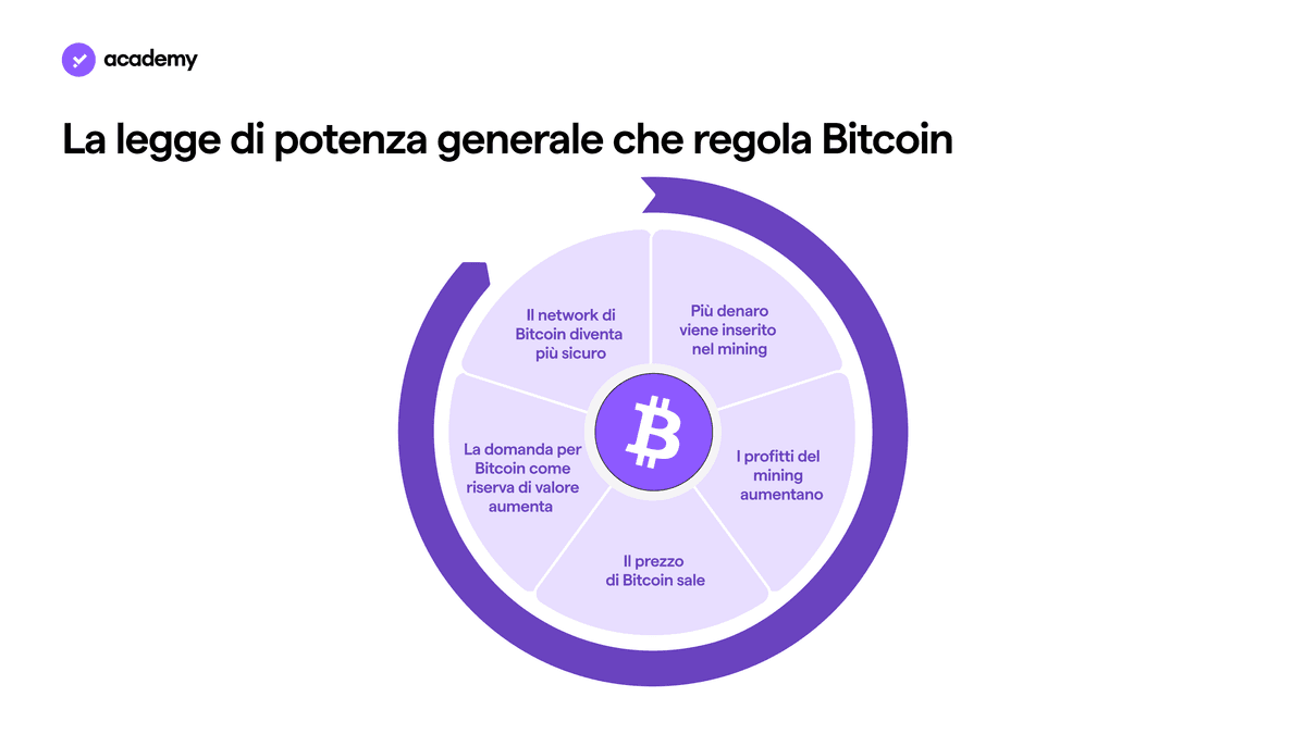 Il prezzo di Bitcoin è prevedibile? La legge di potenza spiegata